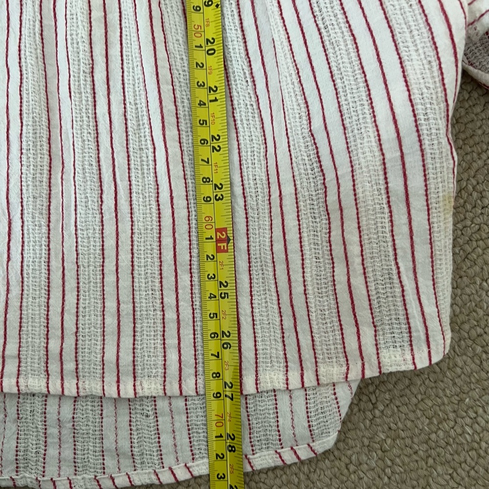 Max Studio striped light weight top large - Picture 6 of 6
